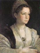 Pietro, Nicolo di Bildnis einer Dame oil painting